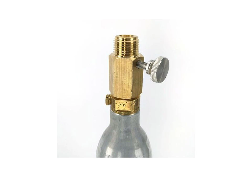 Kegland Deluxe Sodastream Cylinder Trapets Adapter (with pin adjustment)