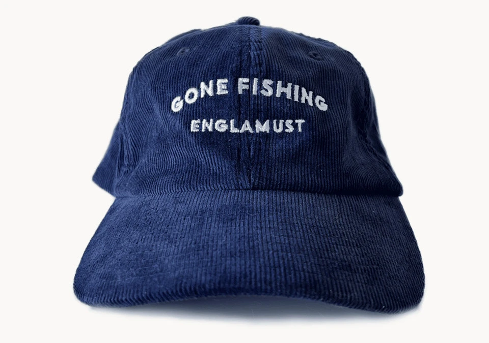 Englamust Cap Gone Fishing Oxford Navy (One size)