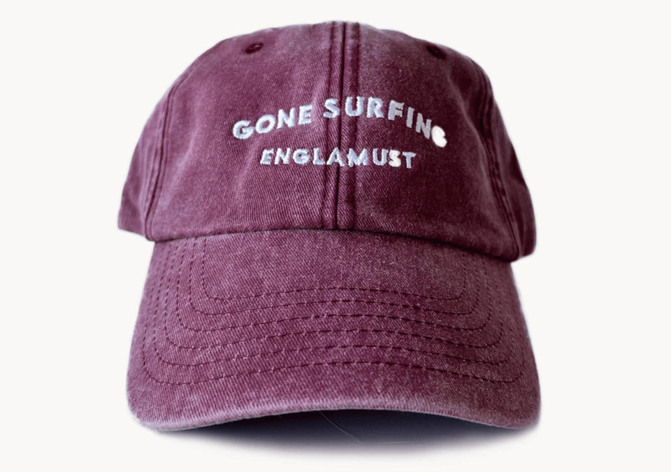 Englamust Cap Gone Surfing Vintage Red (One size)