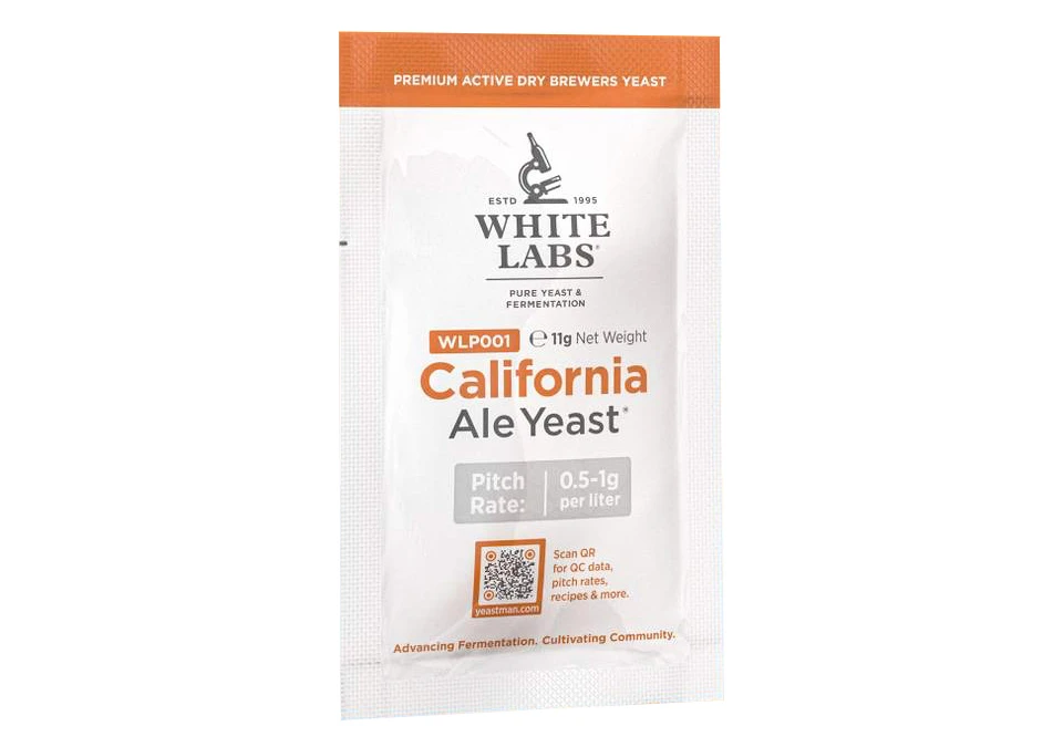 White Labs WLP001 Dry California Ale 11g Yeast