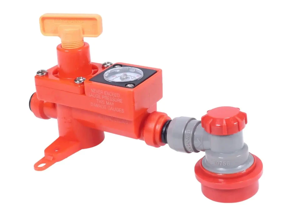Kegland BlowTie Kit Integrated Gauge (0-15psi)
