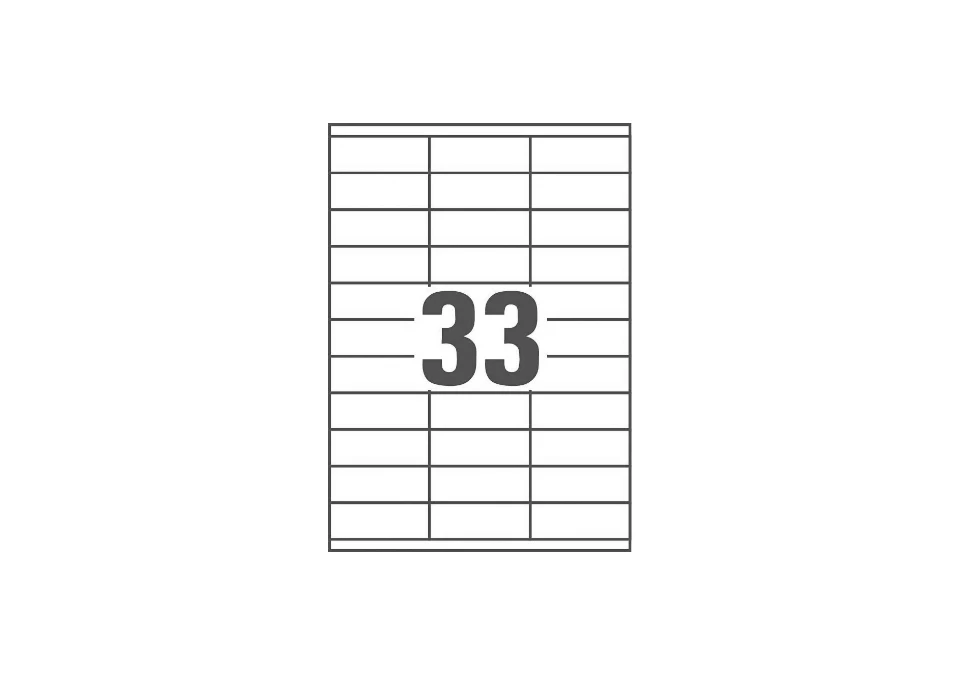 Multi-purpose labels 70x25,4mm 3300-pack